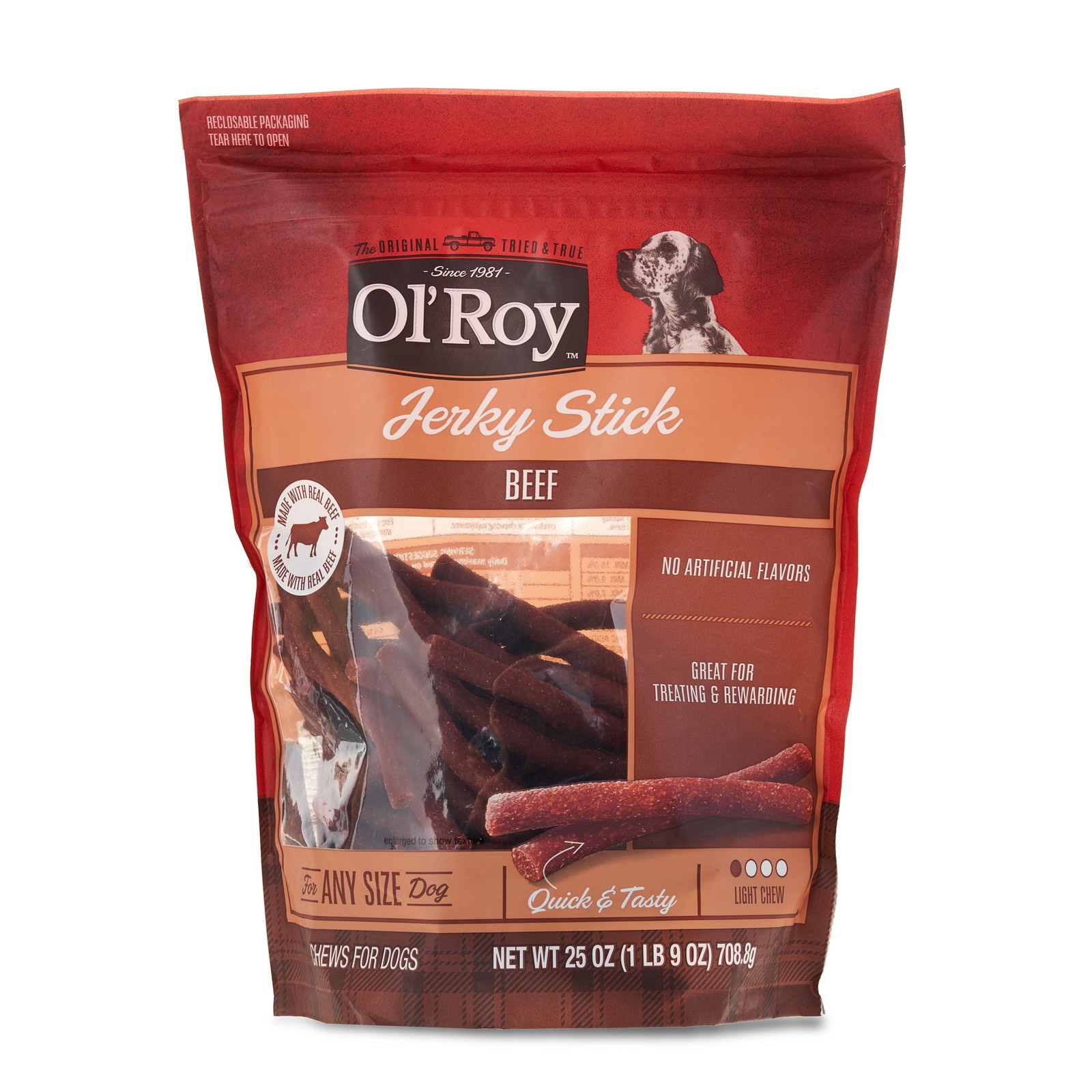 Ol’ Roy Jerky Sticks, Beef, 25 oz