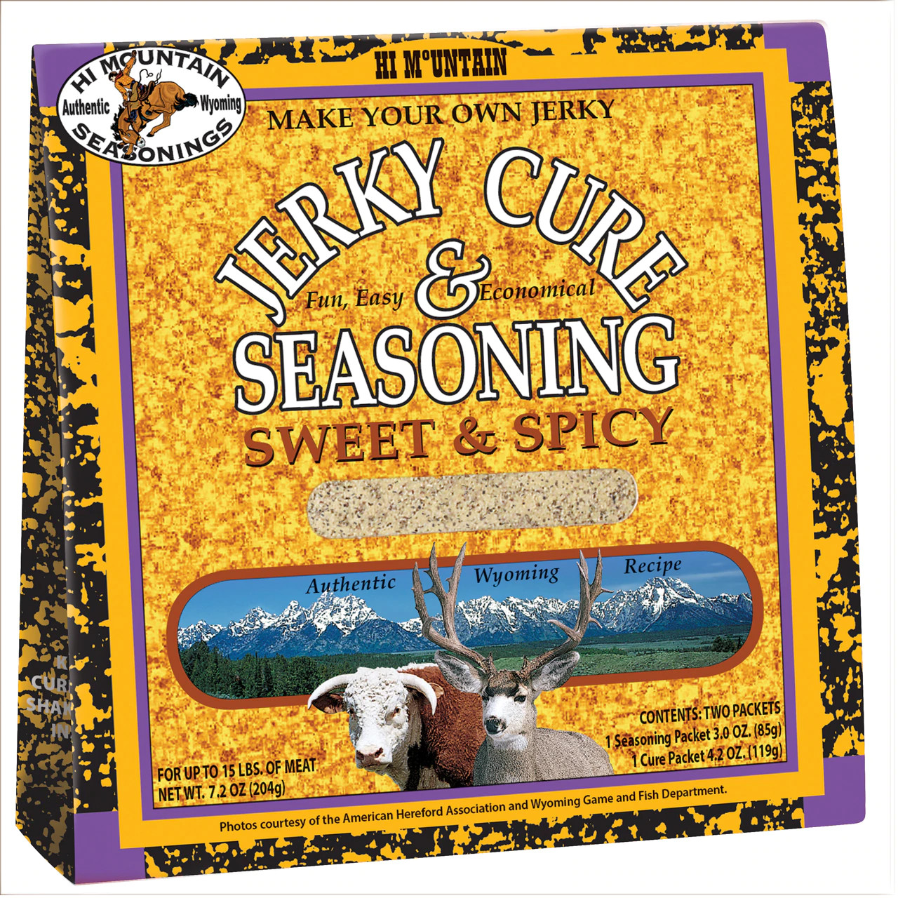 Hi Mountain Authentic Jerky Cure and Seasoning – Sweet and Spicy Kit