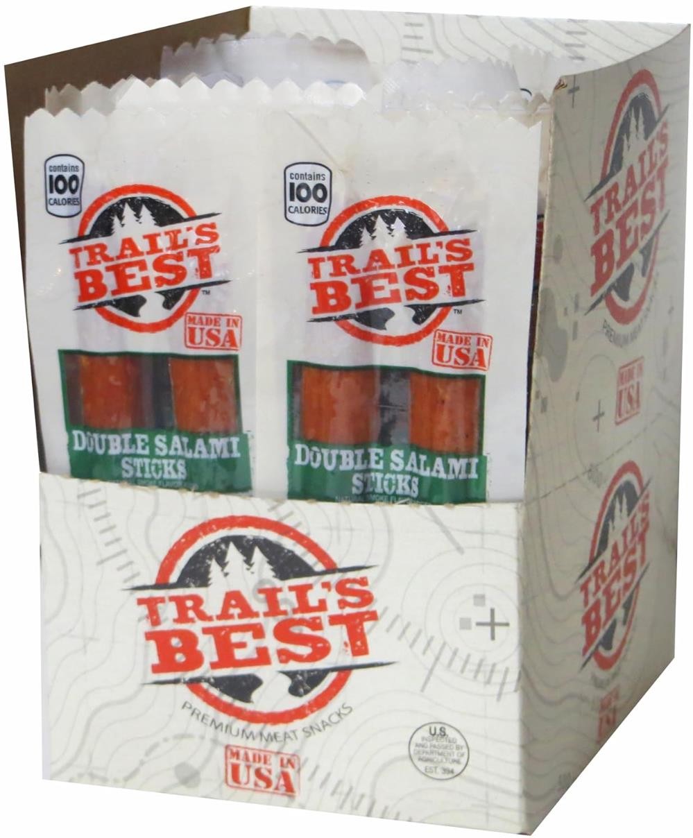 Trail’S Best Double Salami Stick (Pack of 20) BB 8/24