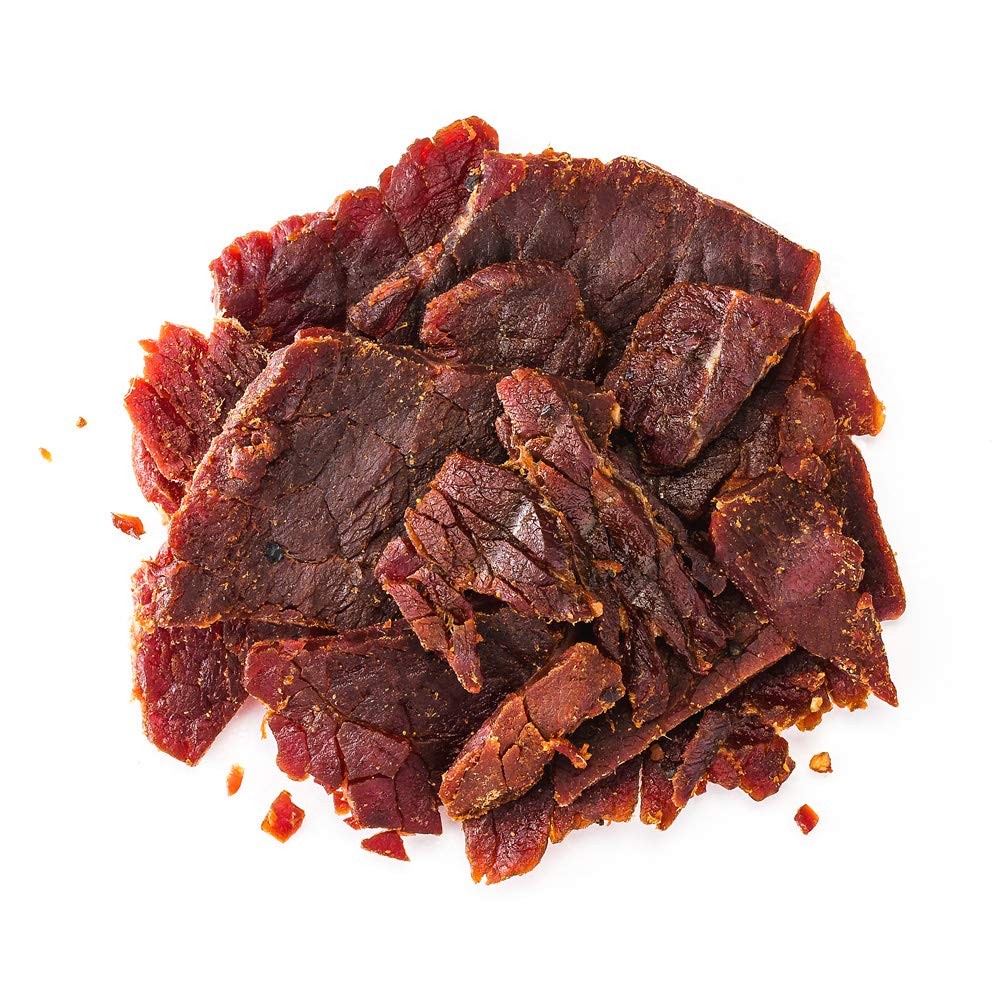 Perky Jerky Tasty Teriyaki 100% Grass Fed Beef Jerky, 1oz Pack of 12 Antibio…