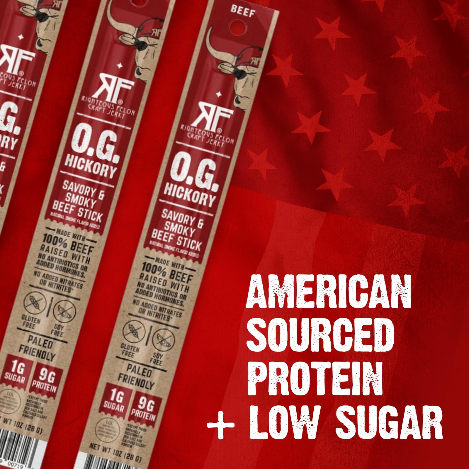 Righteous Felon Meat Sticks | 100% Beef Sticks | Gluten Free & Keto Meat Stic…