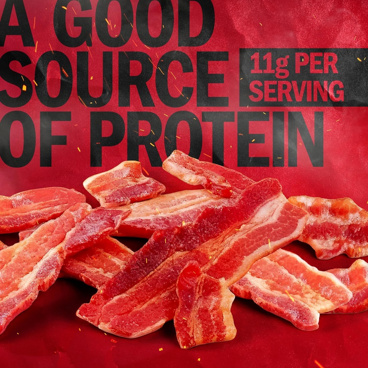 Jack Link’s Hickory Smoked Bacon Jerky Ready to Eat Protein Snack 2.5 oz