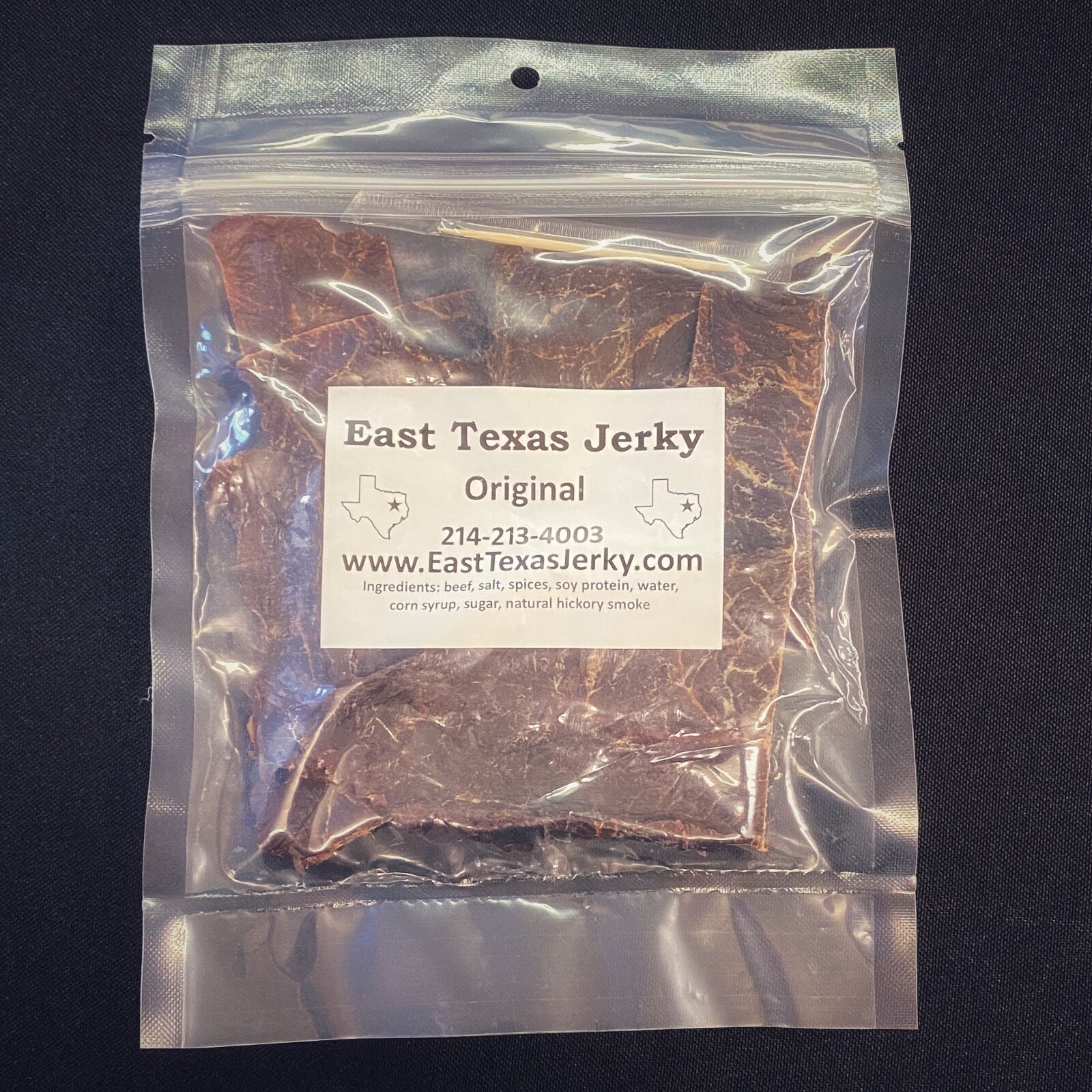 East Texas Beef Jerky Gift Bag with 4 Snack Packs