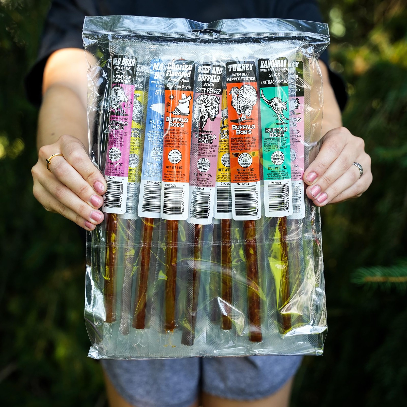 10 Piece Game Jerky Sticks Alligatorelkbuffalokangarooostrichpheasantvenisonw…