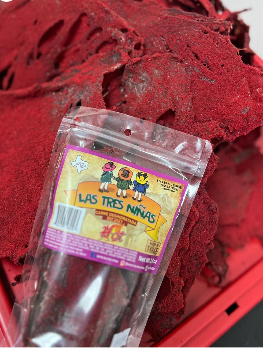 Mexican beef jerky carne Seca (Hot)