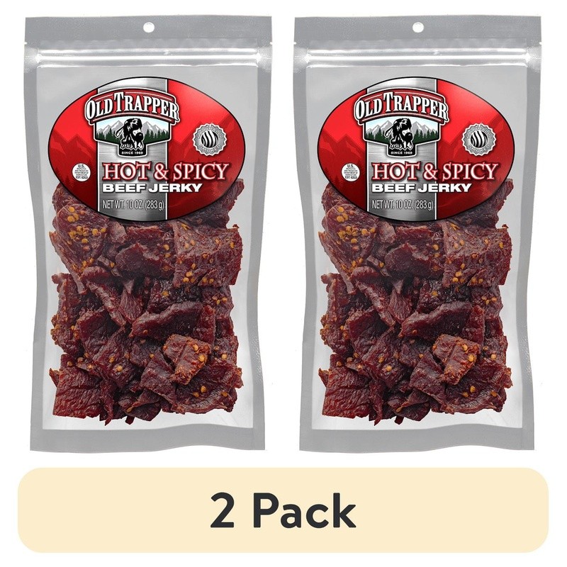Hot Spicy Beef Jerky Tender Smoked Dried Meat 10oz Naturally Inspected Snack New