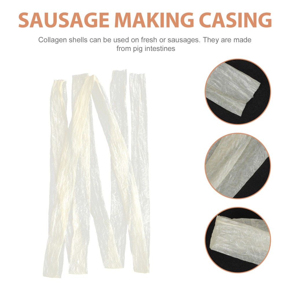 Beige Homemade Sausage Casing Drying Sausage Casing Kitchen Sausage Accessory