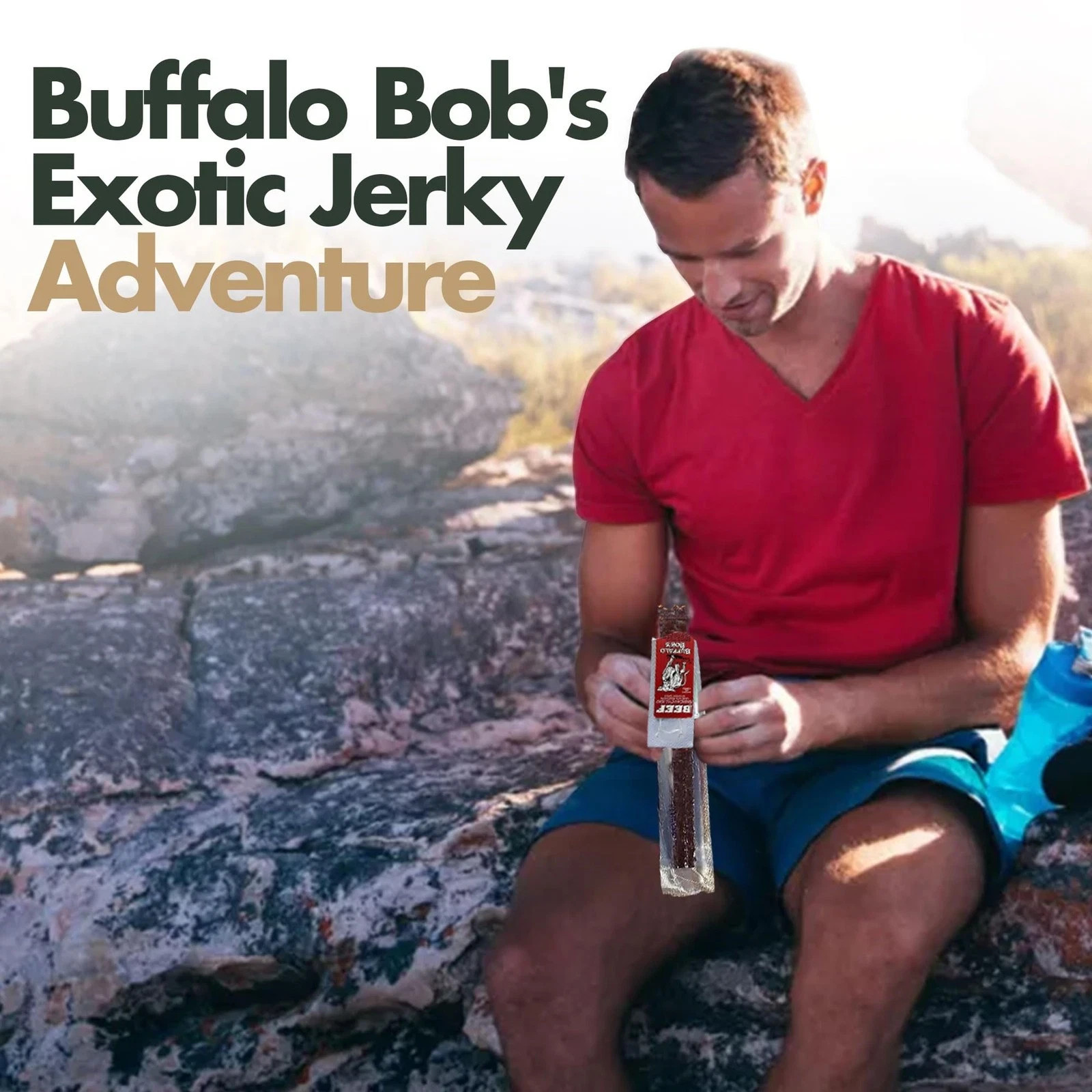 Buffalo Bob’s Wild Game Meat Snacks 6 Pack Beef Jerky Gift Set Pork Jerky Sam…