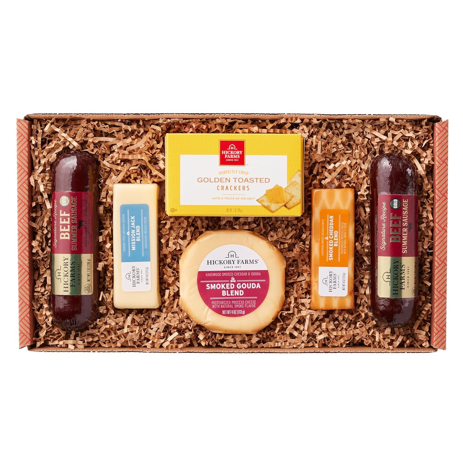 Hickory Farms Signature Beef Meat and Cheese Gift Basket (Medium) – Box Set | Ch
