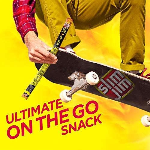 Slim Jim Giant Smoked Meat Snack Stick, Hot Af Flavor, Keto Friendly Snack, 0…