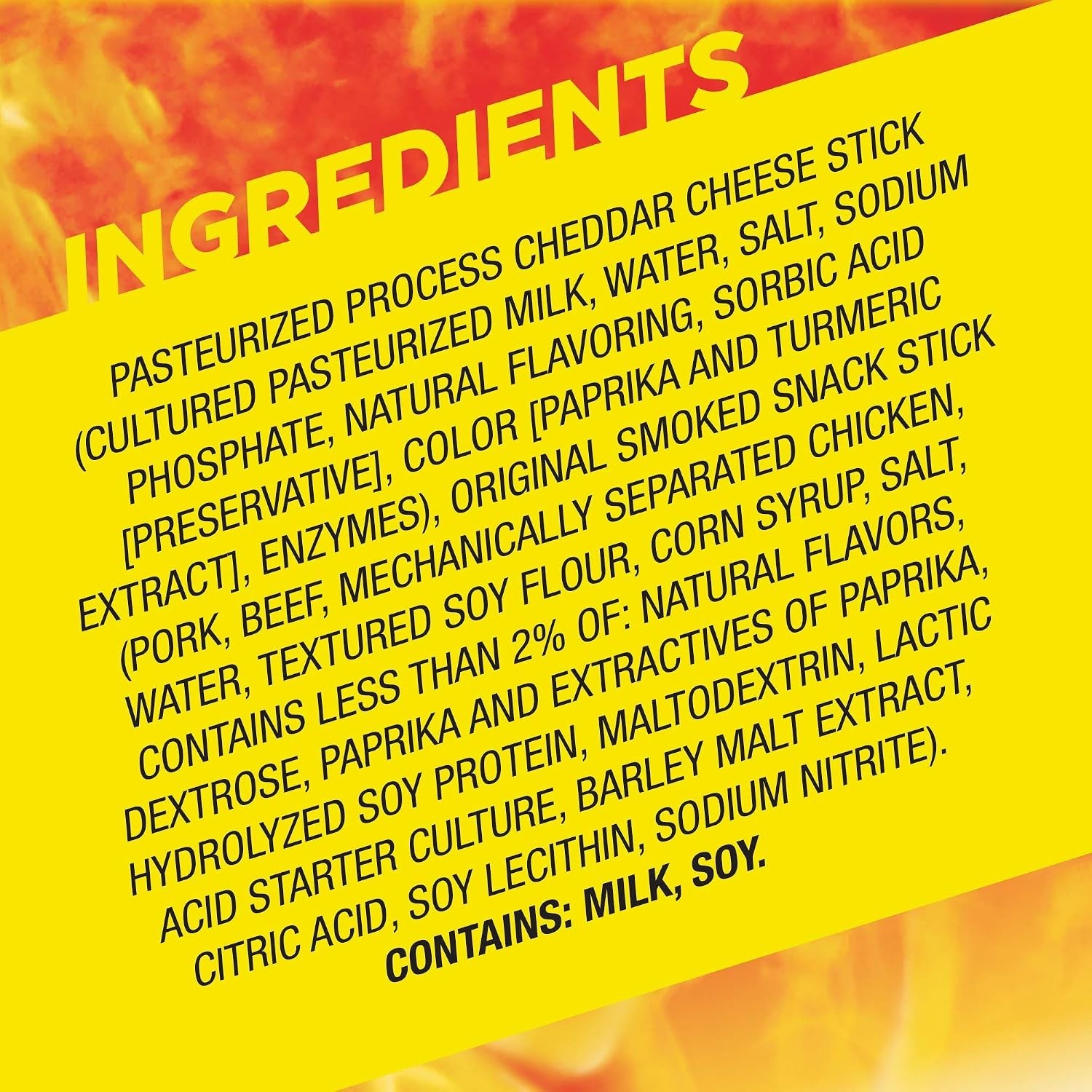 Smoked Meat Jerky Snack Sticks & Cheese, , 0.9 oz., 10-ct