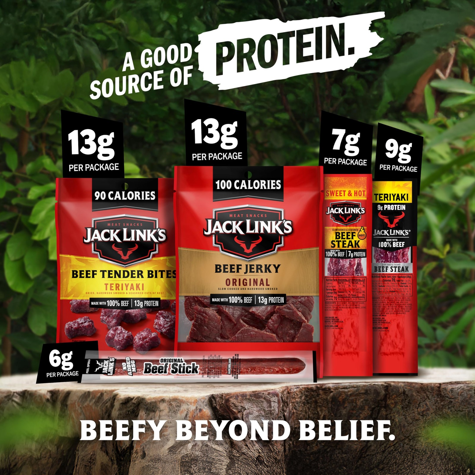 Jack Link’s Beef Jerky Variety Pack Gift Basket – 15 1 Count (Pack of 1)