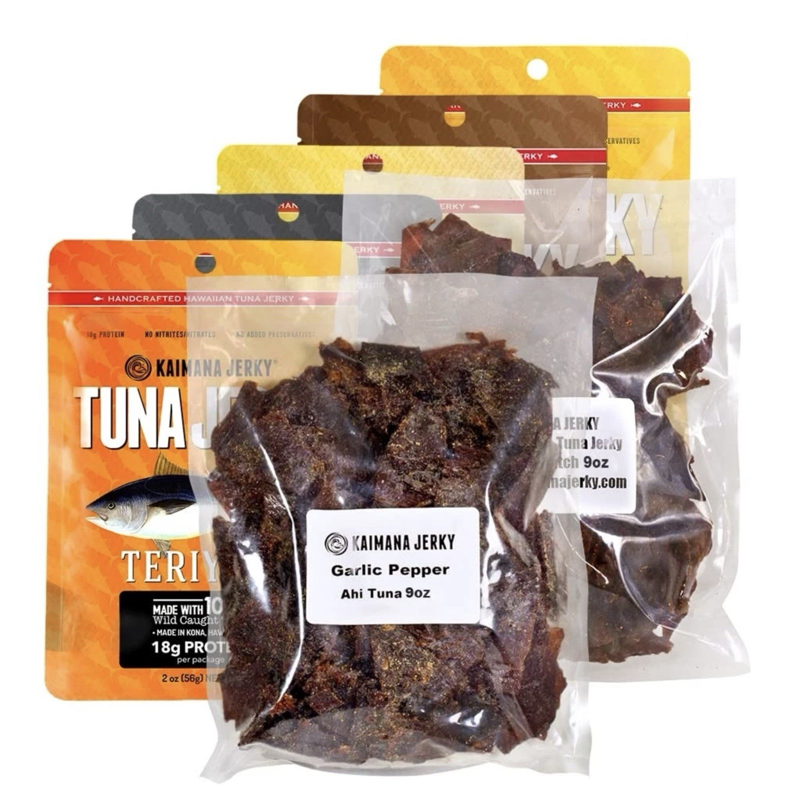 Kaimana Ahi Tuna Fish Jerky – Premium Protein Rich In Omega-3s – All Natural…