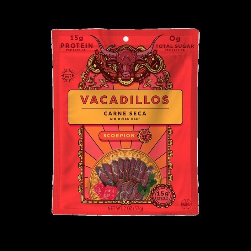 Vacadillos Jerky Carne Seca Scorpion 2oz Pack of 8