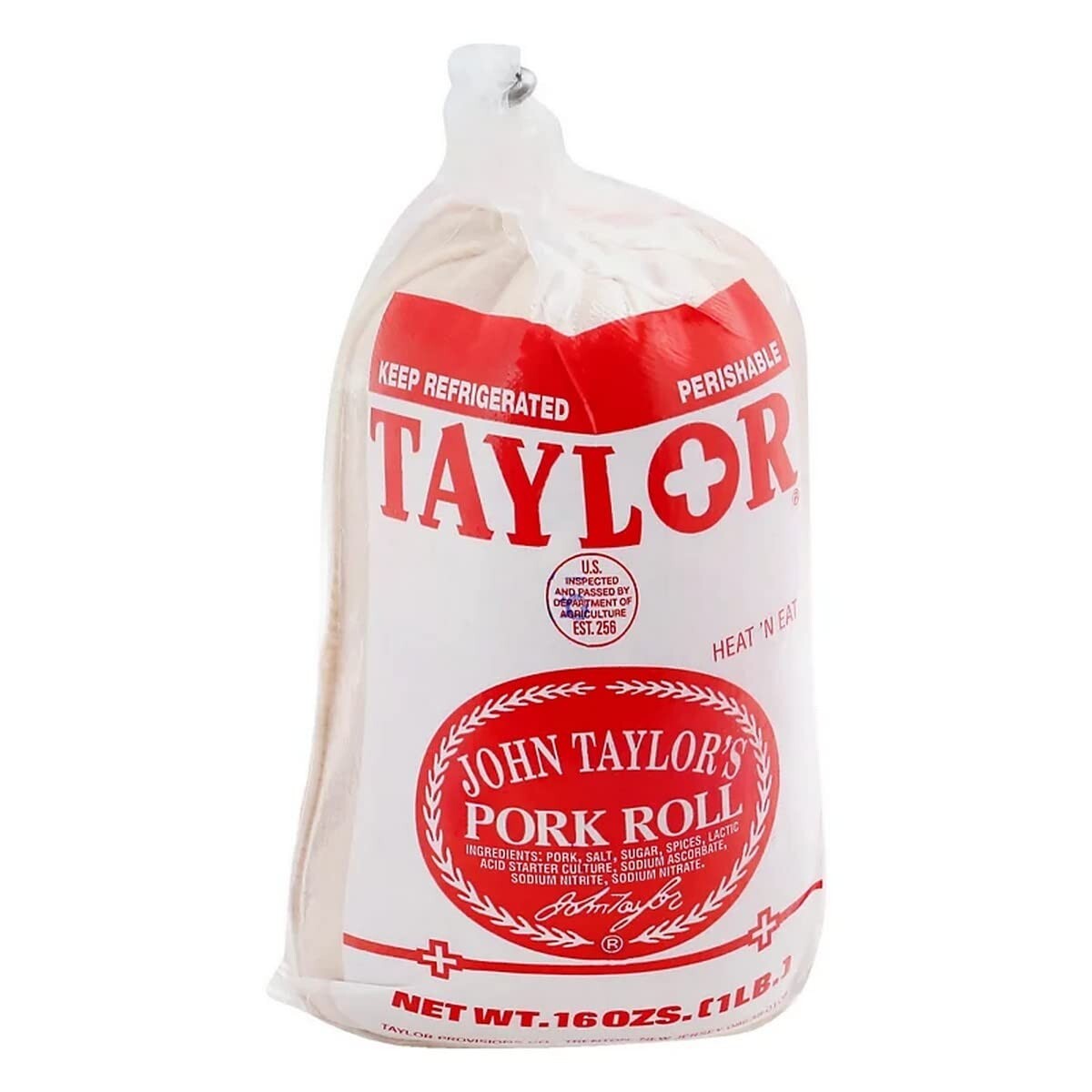 Taylor Pork Roll Ham Breakfast Meat – 1 lb (Pack of 4)