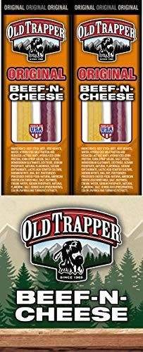 Savory Beef & Cheese Snack Sticks, 1.3oz Individually Wrapped, 14-Pack for Lunch