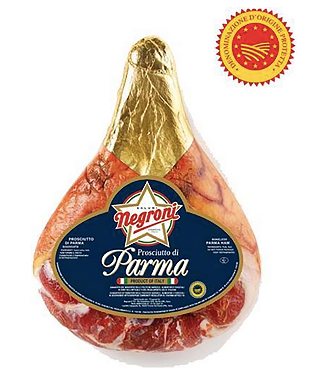 Negroni Prosciutto di Parma Ham 14 months Aged – 15 lbs whole leg