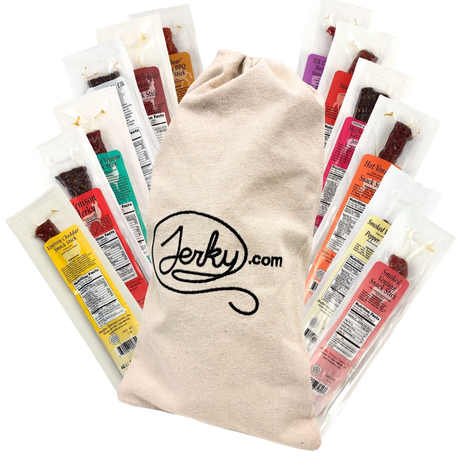 Exotic Jerky Meat Sticks Gift Bag | Birthday Gifts for Men | Wild Game Jerky …