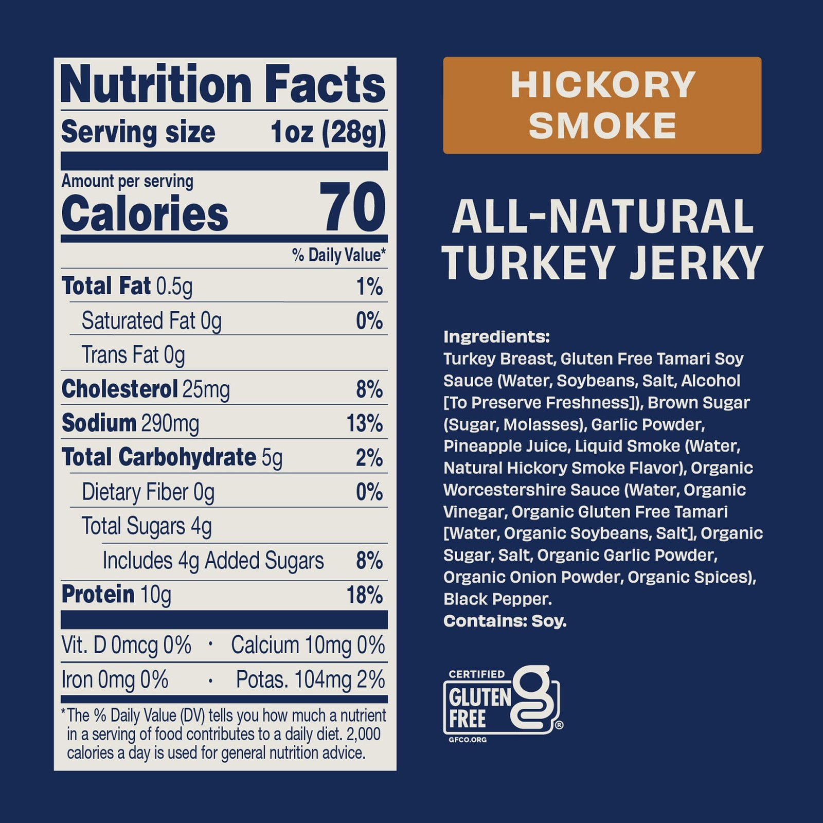 Archer Turkey Jerky 100 Natural Healthy Snack 7 Ounce Gluten Free Paleo Keto