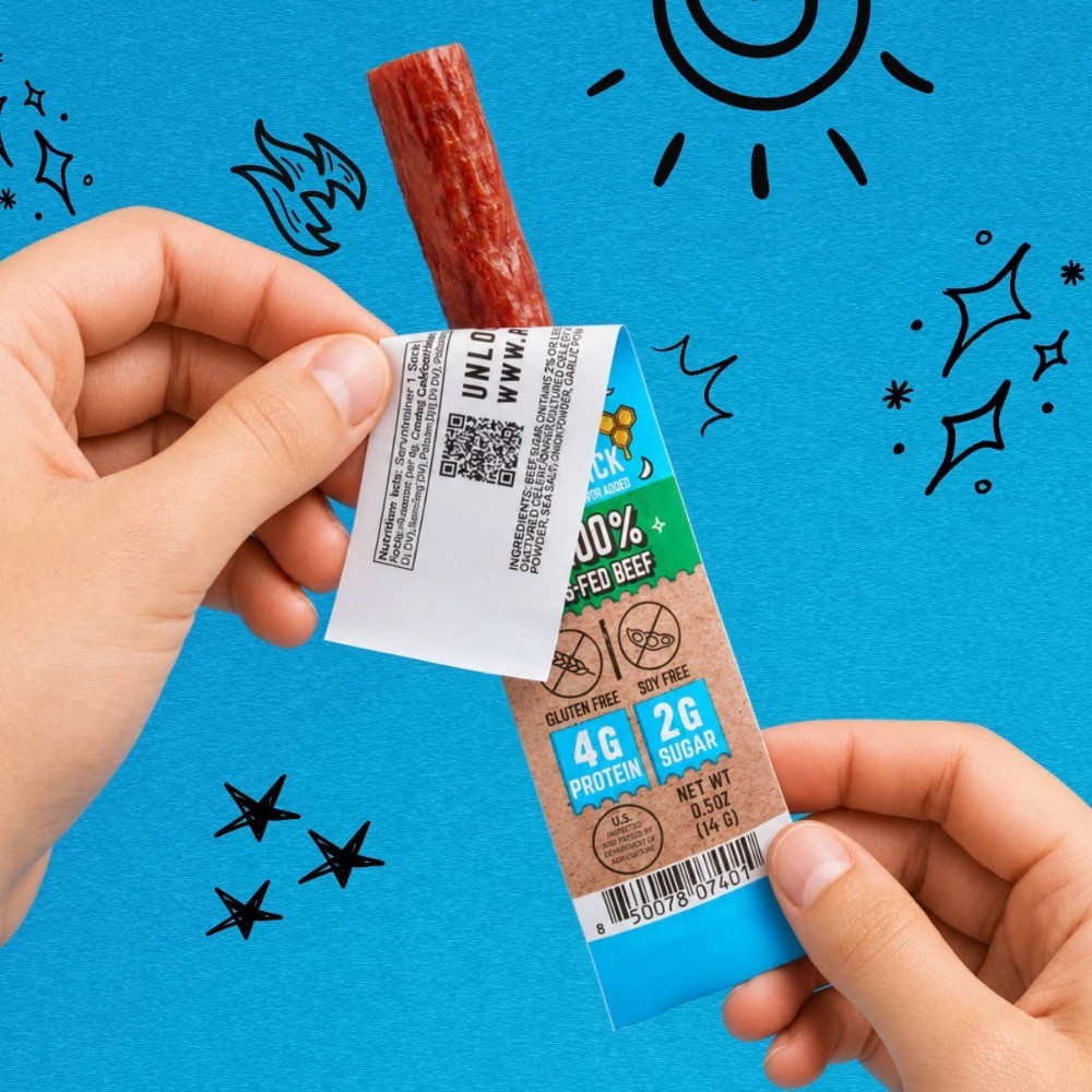 Craft Jerky Lil Rebels Mini High-Protein Snack Meat Sticks Beef – 7oz/14ct