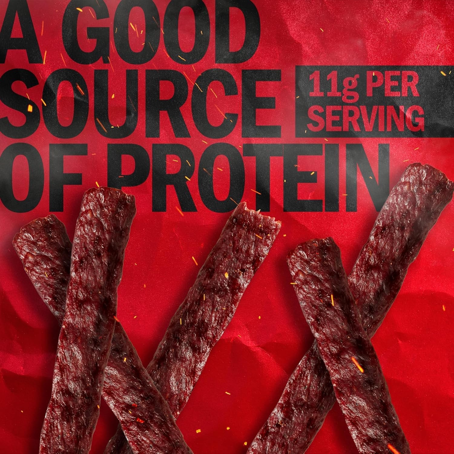 Jack Link’s Peppered Beef Jerky Steaks – Ready 12 Ounce (Pack of 1), No Color