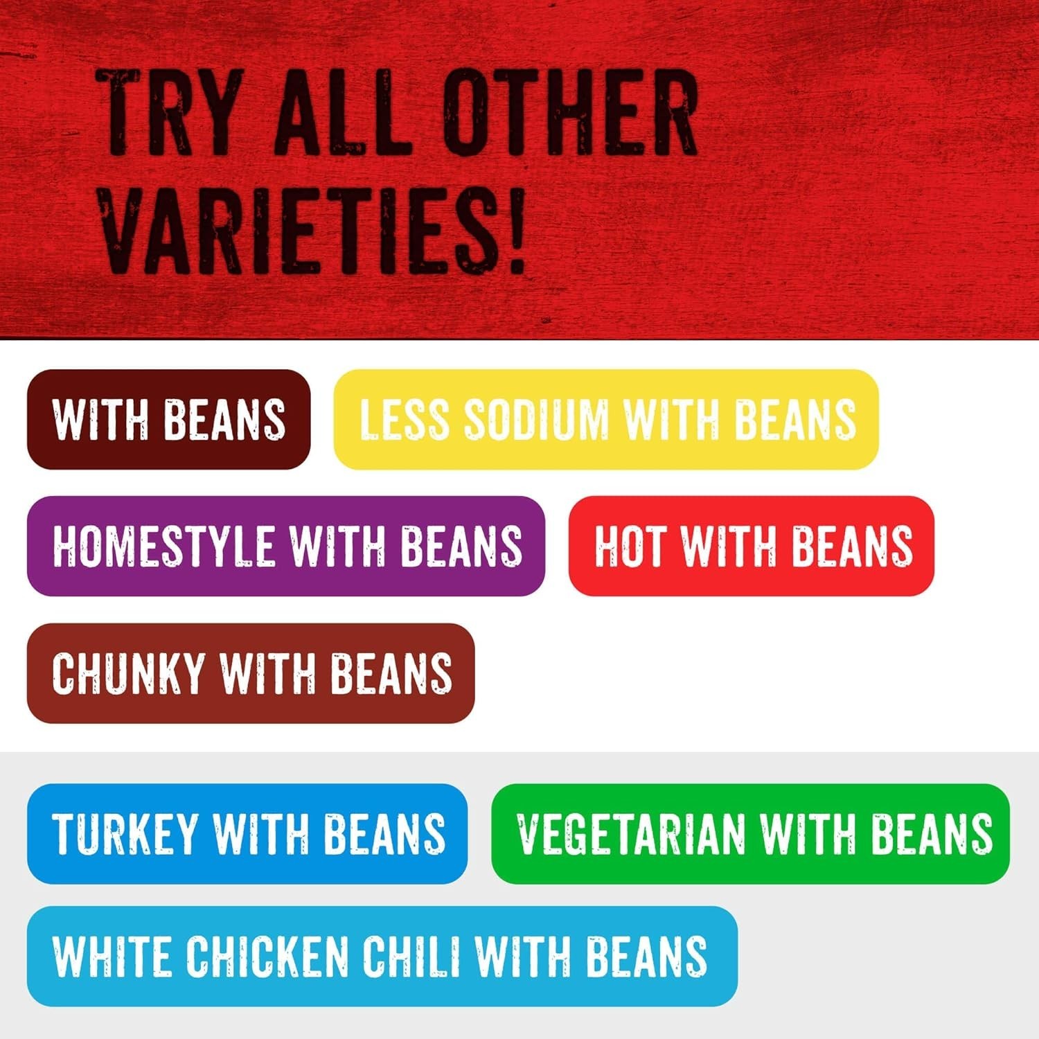 Protein-Packed Chunky Beef Chili with Beans, 15 Oz Cans, No Artificial Additives