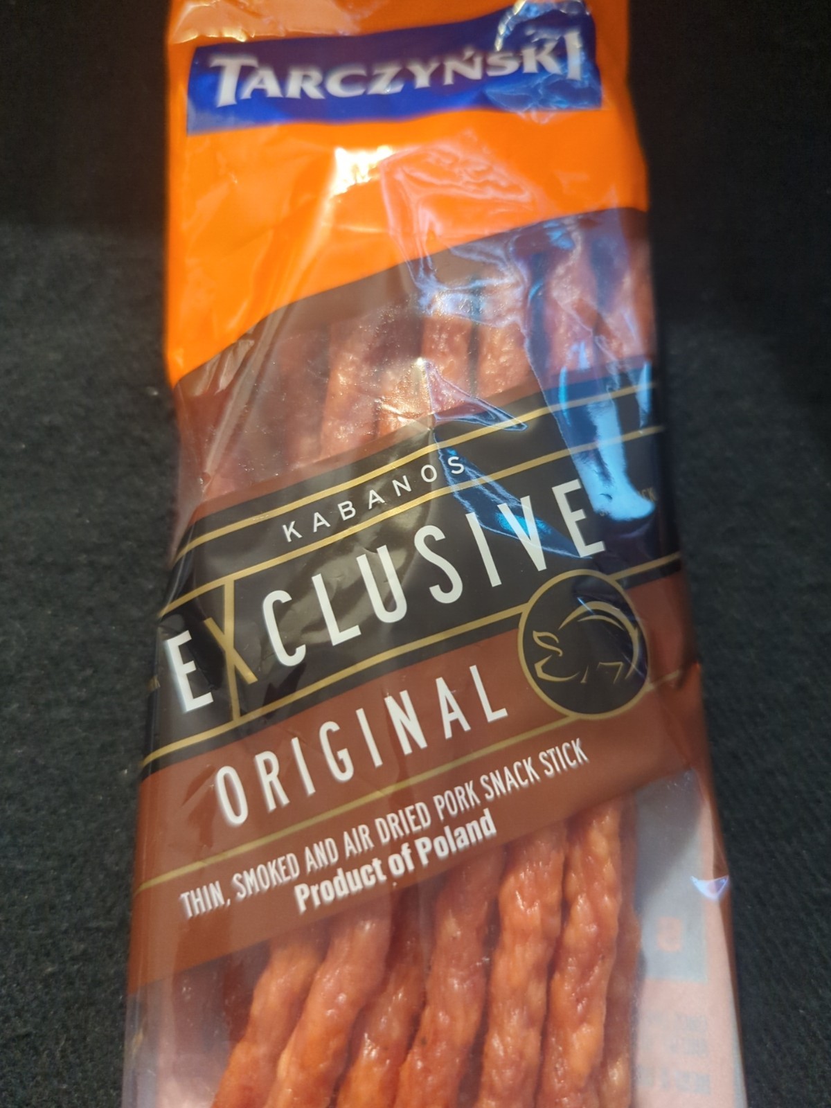 TARCZYNSKI Kabanos Original Polish Smoked Dried Sausage – 3 packs – Exp 3/5/26