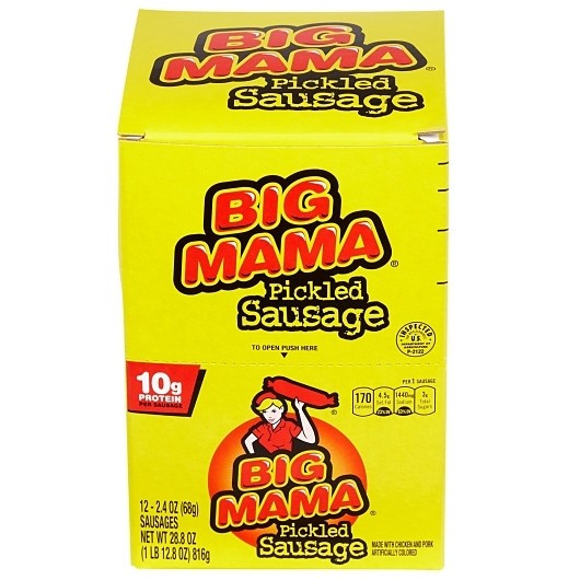 Penrose Pickled Sausage Big Mama, 2.4 Ounce, 12 Per Pack, 6 Per Case