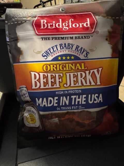 Bridgford Sweet Baby Ray’s Original Beef Jerky 2.84oz