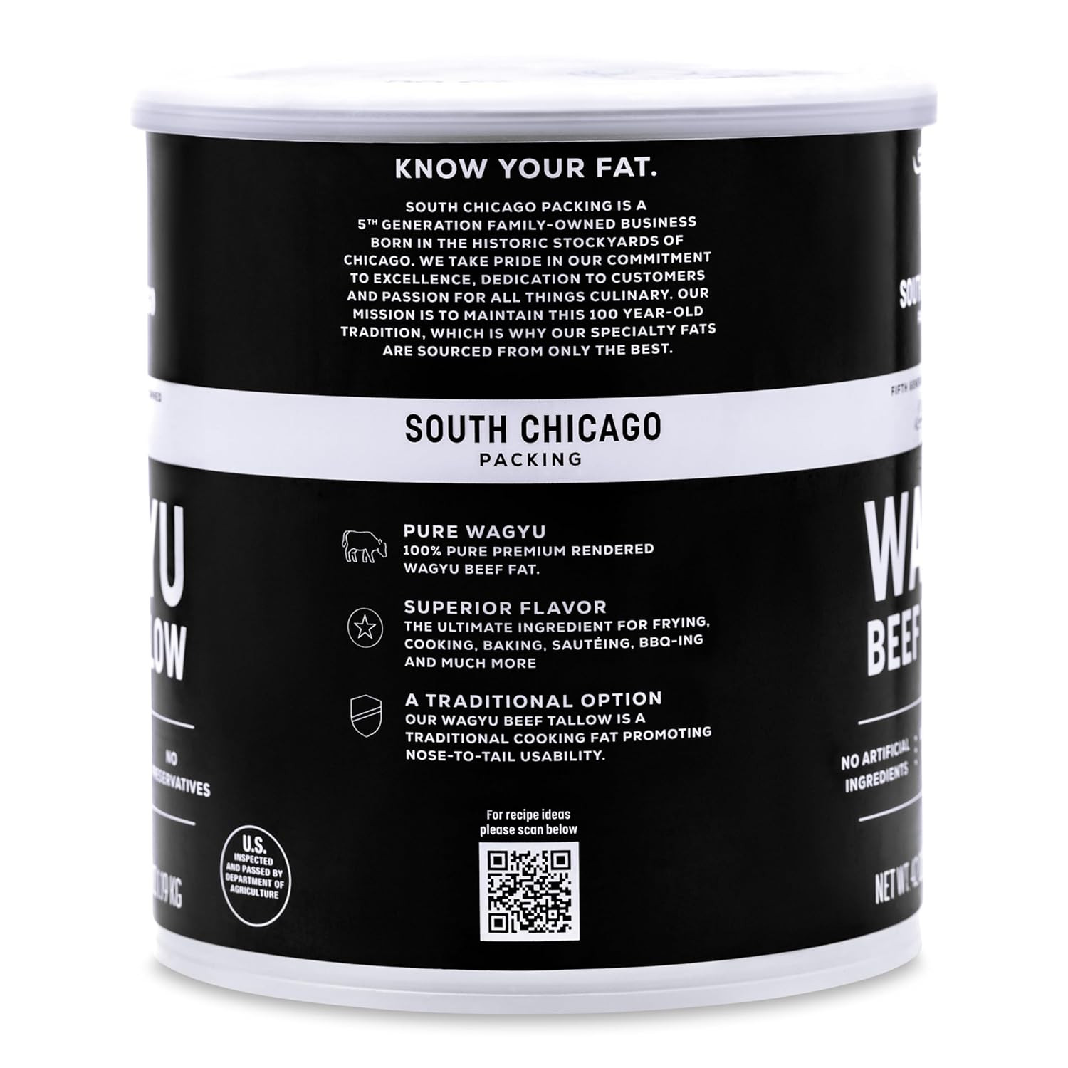 Wagyu Beef Tallow, 42 Ounces, Paleo-Friendly, Keto-Friendly, 100% Pure Wagyu