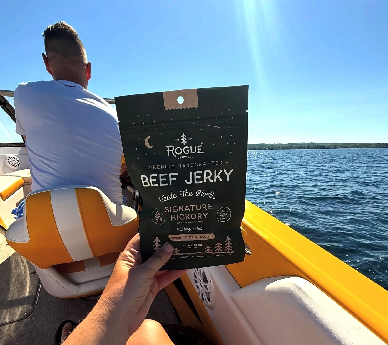 Rogue Jerky – Signature Hickory Beef Jerky – One 2.0 oz. Bag