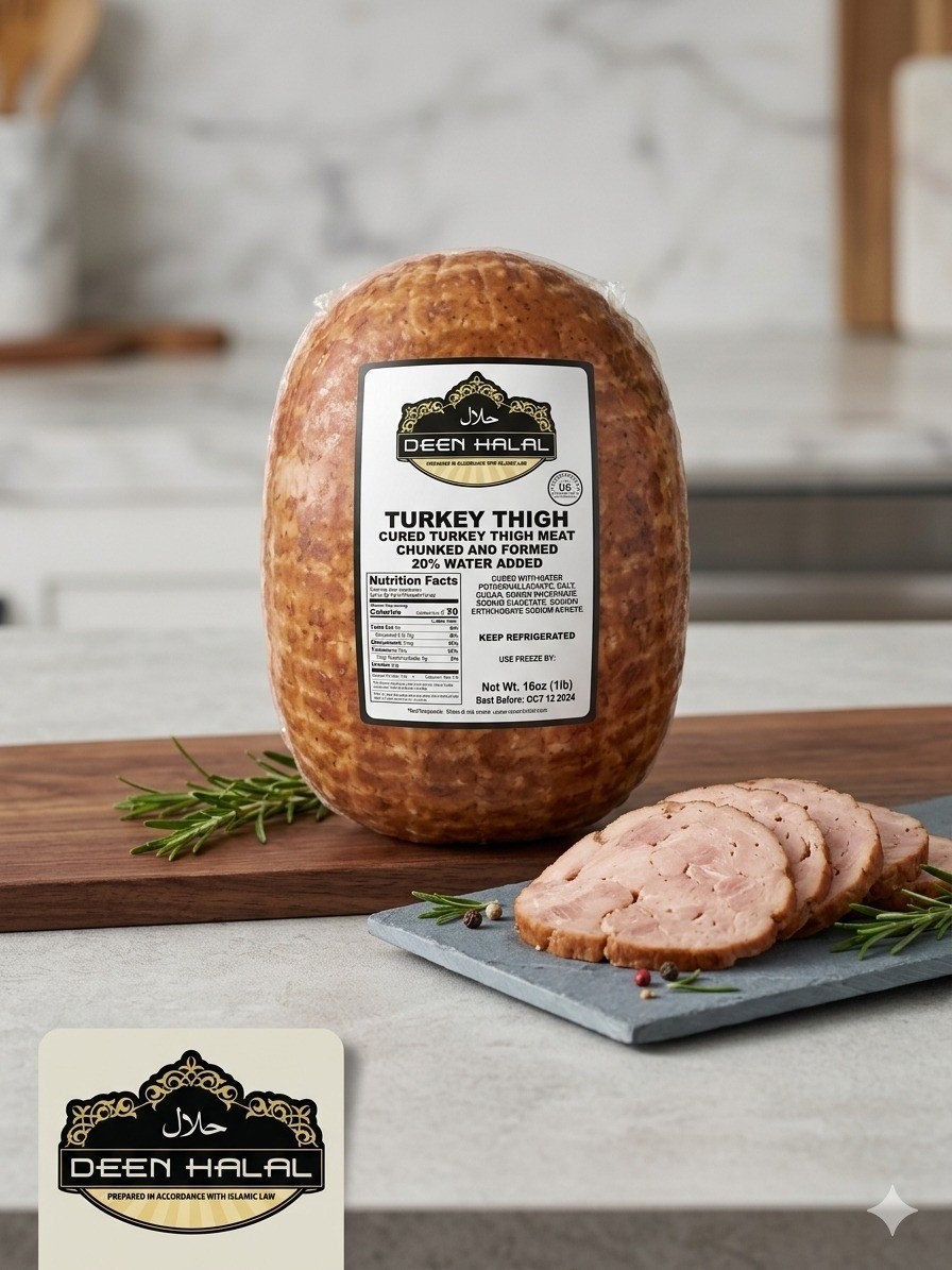 Deen Halal Turkey (ham) 7 Lbs