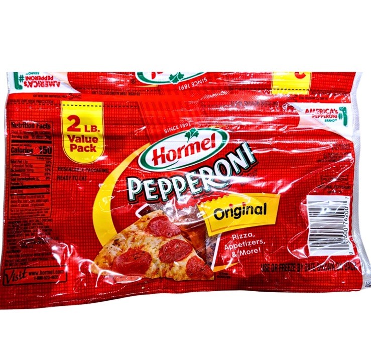 New Homel Pepperoni Original – 2×16 Ounce Pouches, EXP 07/2026