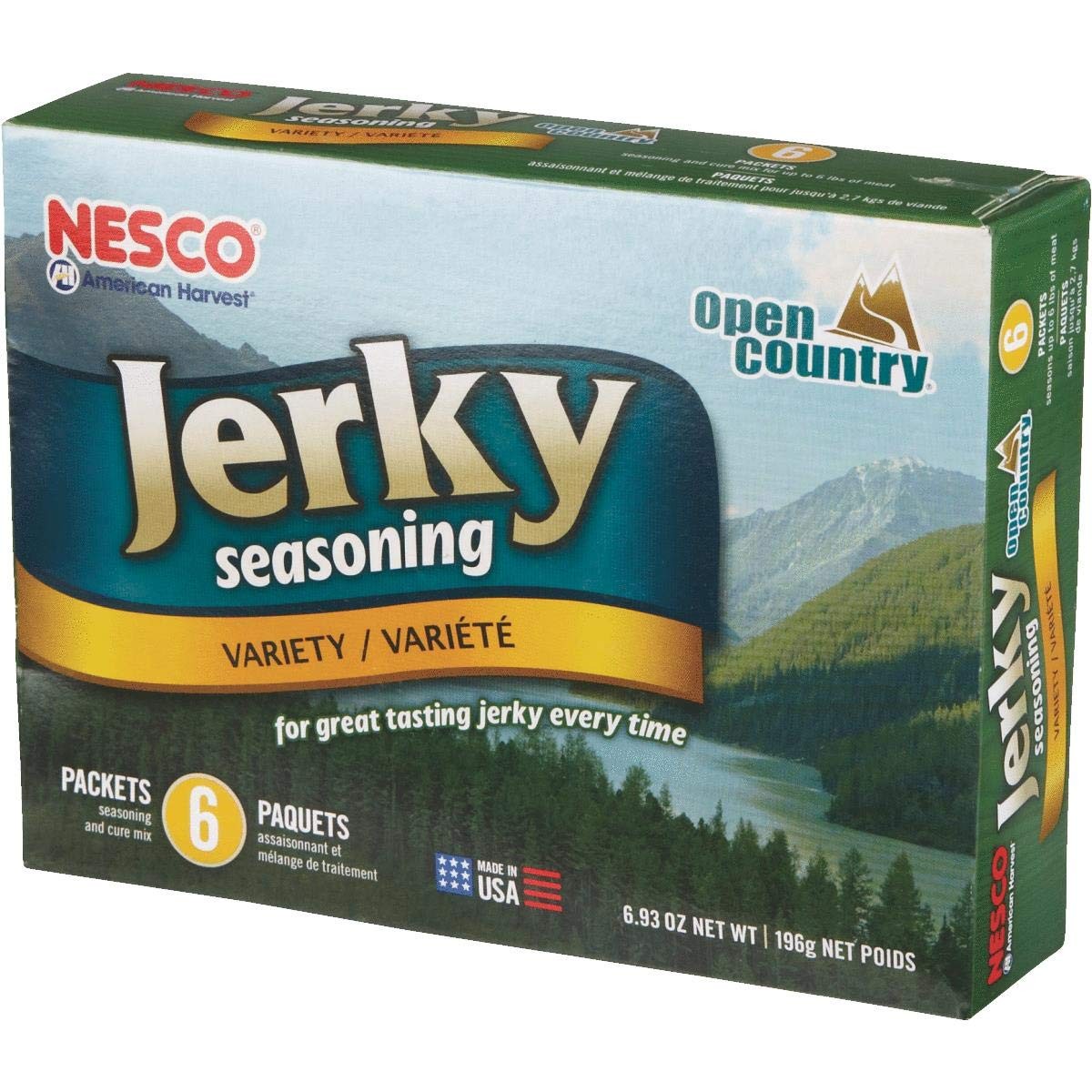 Jerky Spice Variety Pack – 6 Pieces, 3 Flavor Assortment for Homemade Snacks