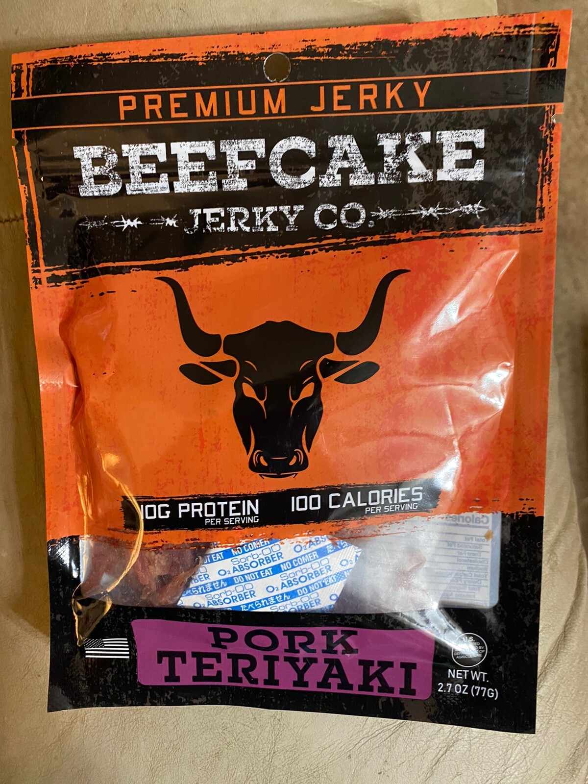 BeefCake Teriyaki Pork Jerky Sold Out
