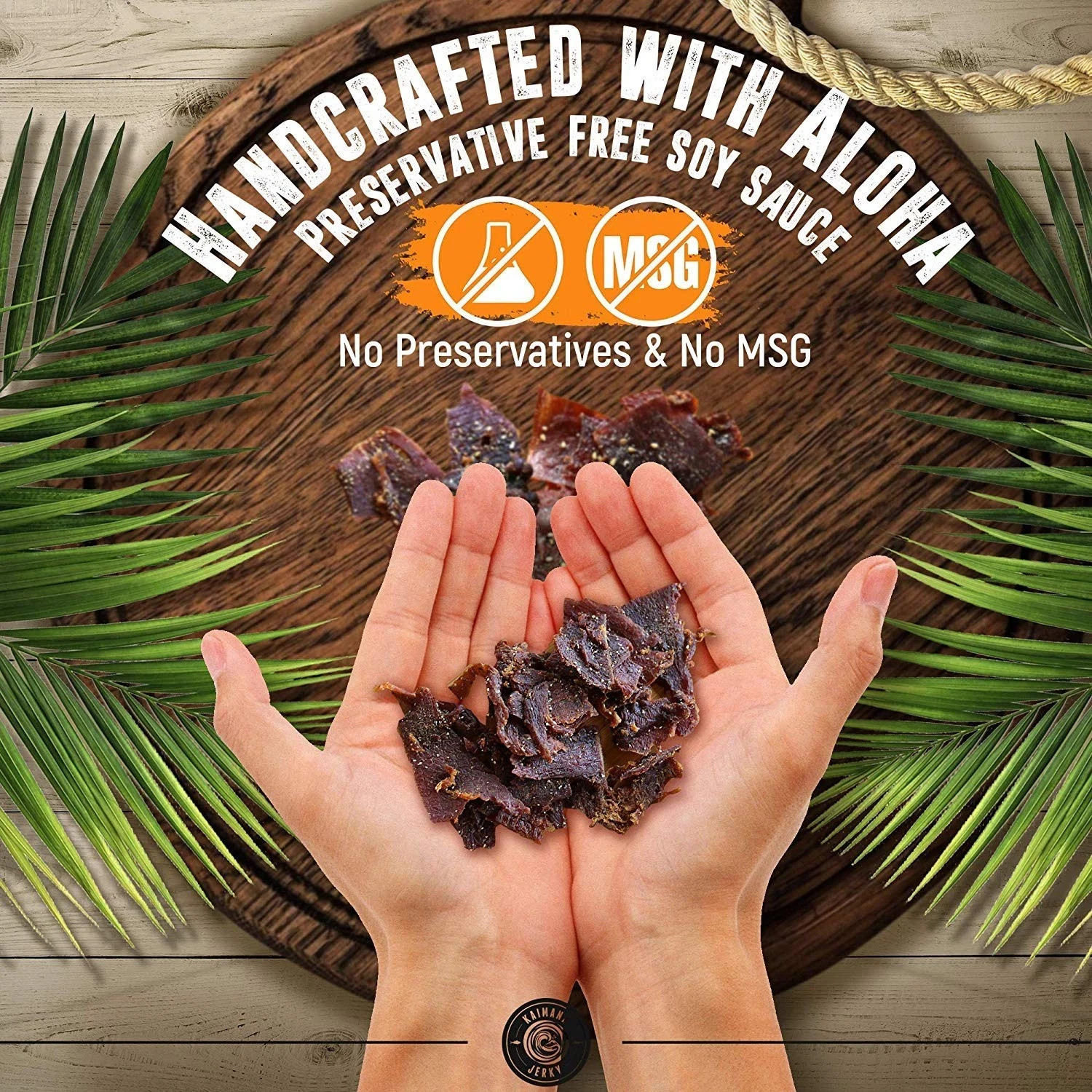 Kaimana Ahi Tuna Jerky 7 Pack Wild Caught Premium Protein Omega-3 Hawaii
