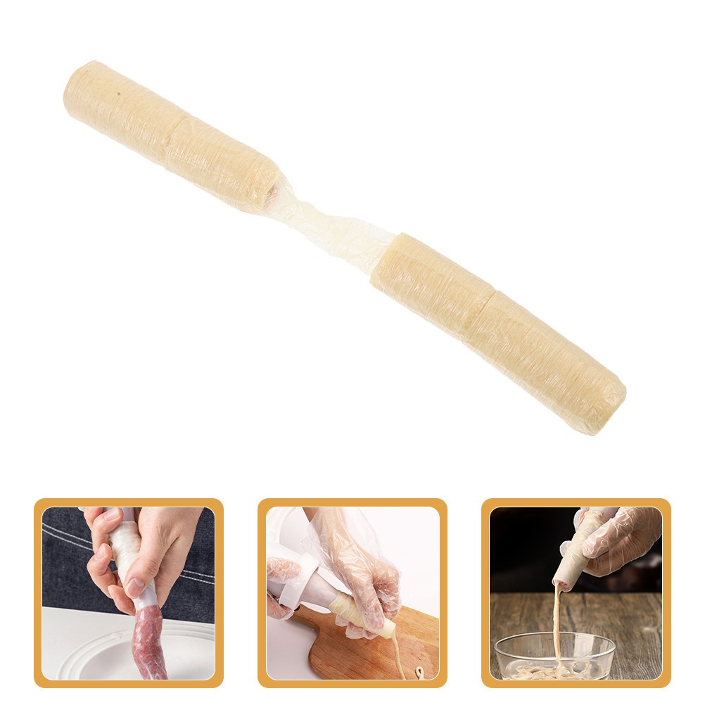 Edible Drying Sausage Casing DIY Sausage Casing for Homemade Sausages Ham 26mm