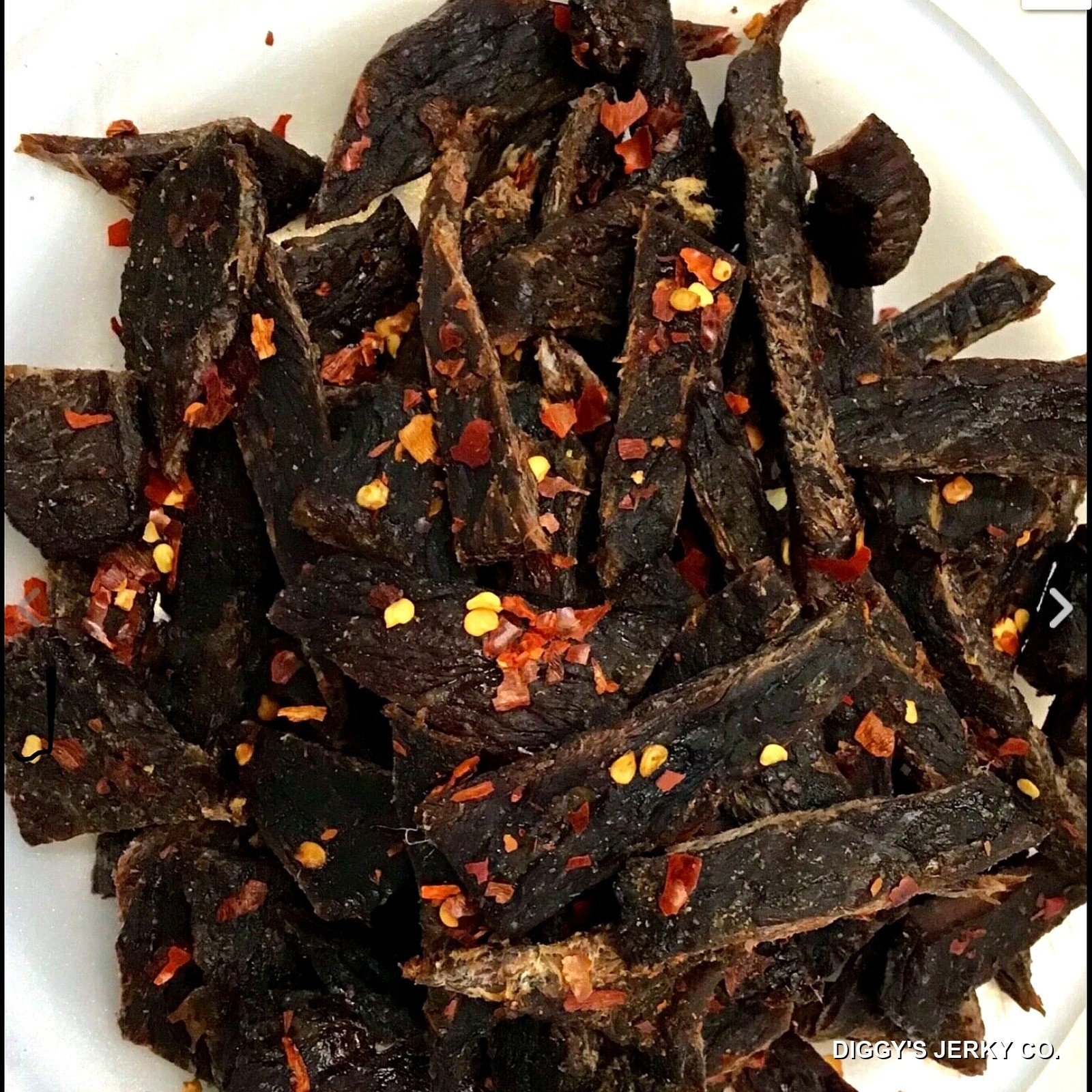 Beef Jerky Sweet and spicy very good 1 Lb