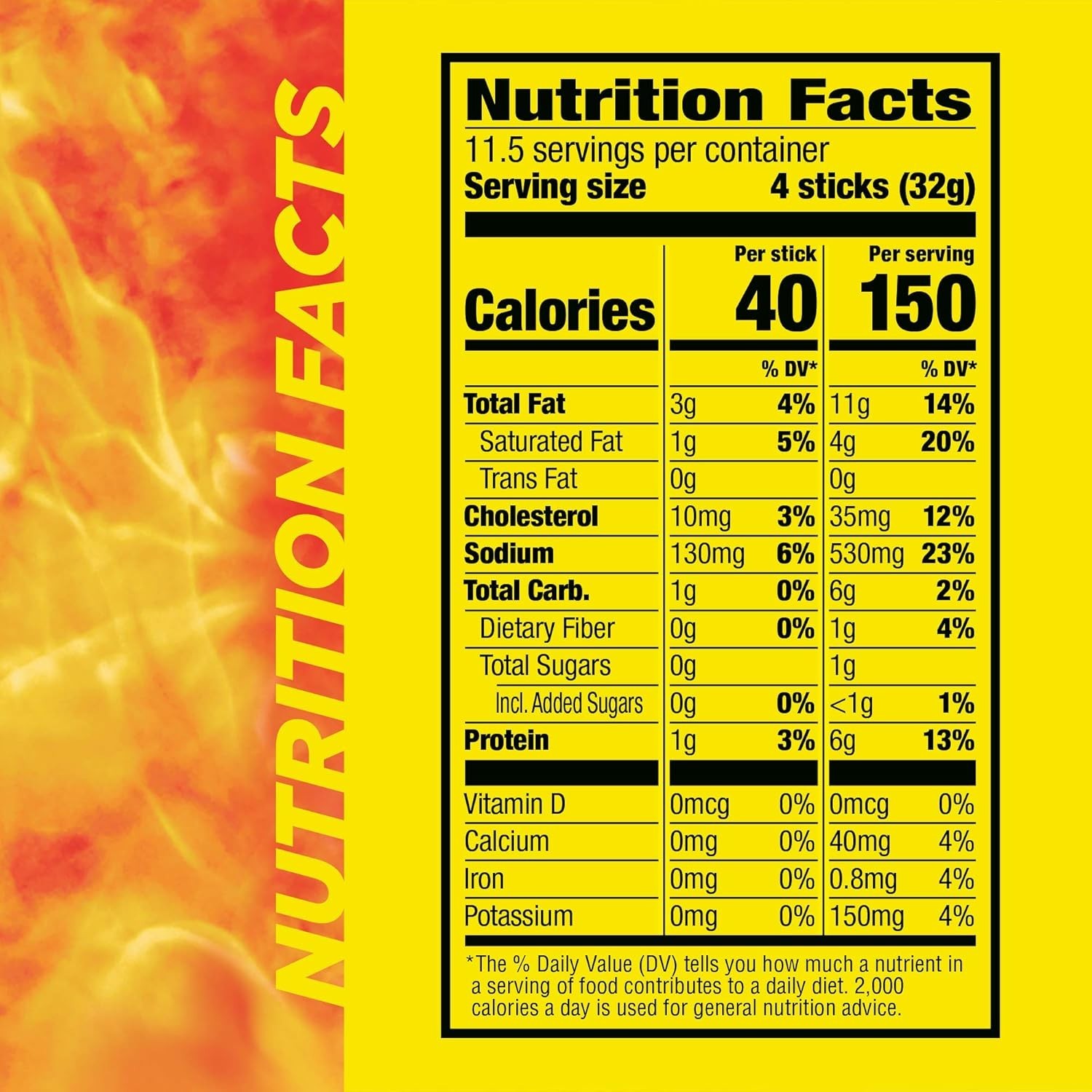 Slim Jim Snack-Sized Smoked Meat Stick Original Flavor 0.28 Oz 46 CT New