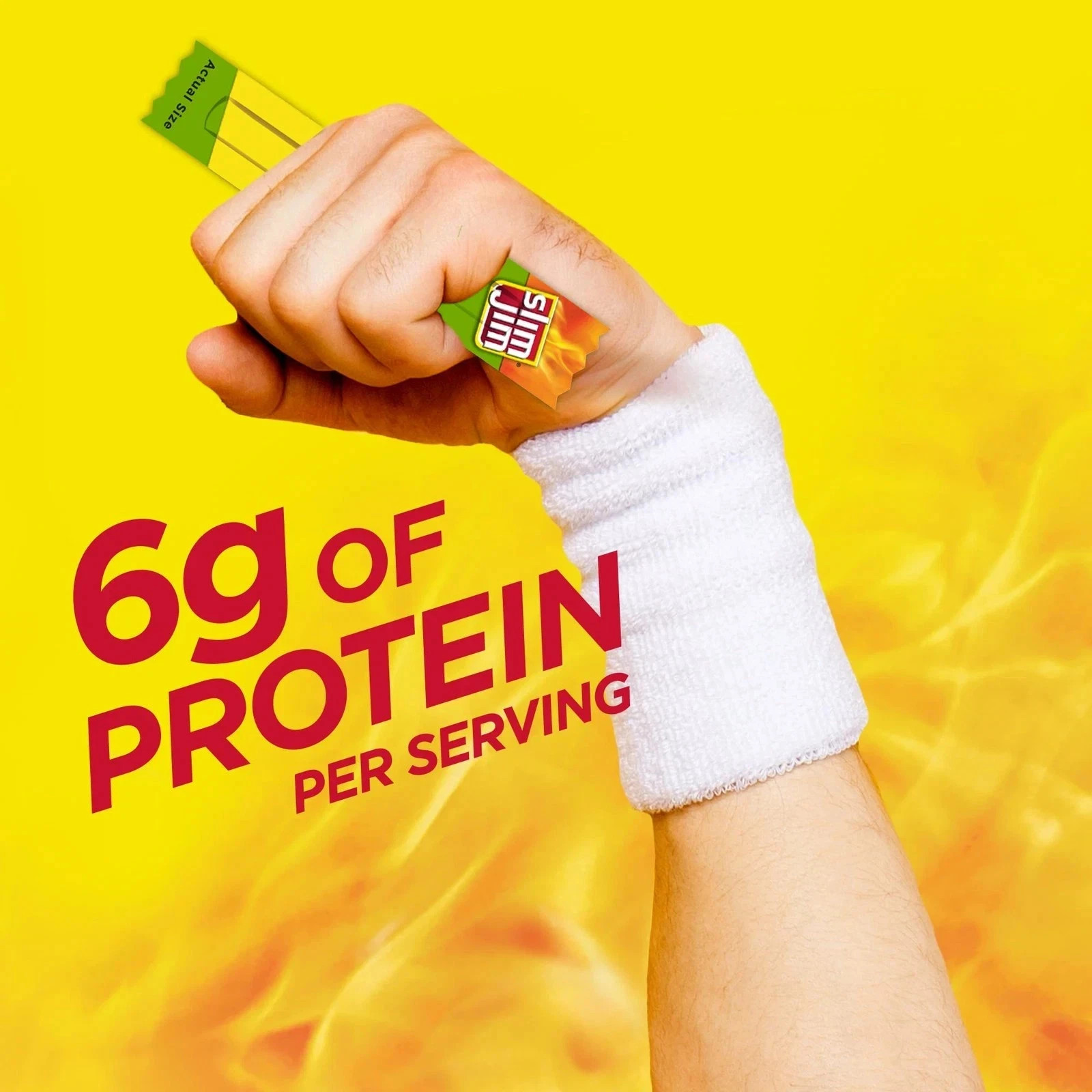 Slim Jim Smoked Meat Sticks Vlasic Dill Pickle Flavor 6g Protein Per Serving …