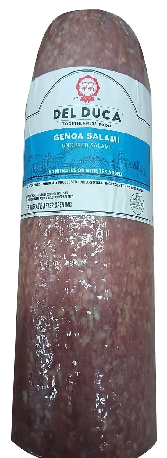 Italian Style Genoa Salami Chunk 3.5Lbs – 4Lbs Average Weight