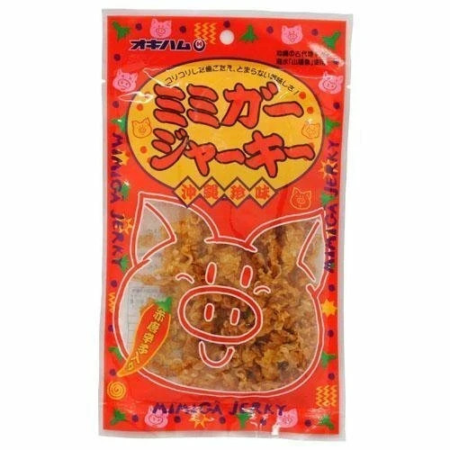 Okinawa ham (Oki ham) Mimigar jerky 23g x 10 bags