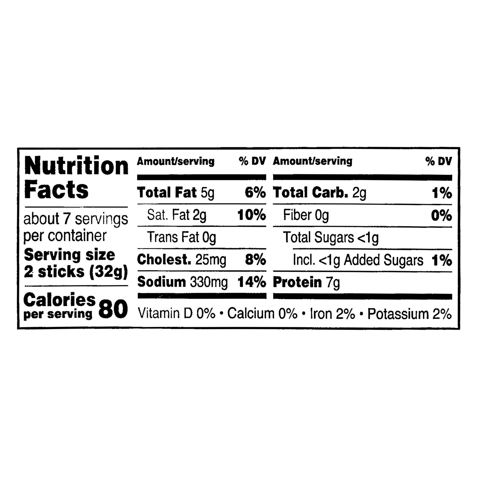 Fully Cooked Original Turkey Sausage Sticks 8 oz Resealable Pack of 4