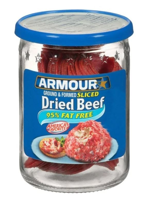 (2 pack) Armour Star Sliced Dried Beef, Jarred Meat, 2.25 oz.
