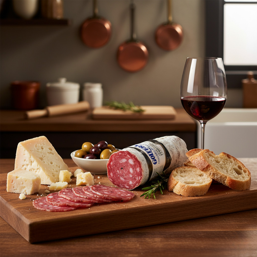 Golfera Finocchiona Tuscan Fennel Salami 6lb (2.7kg) Dry-Cured Italian Pork