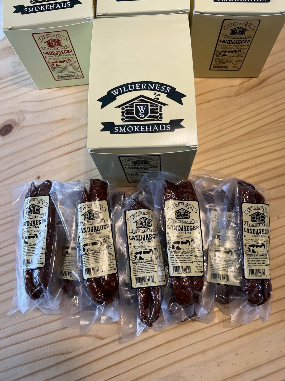 LANDJAEGERS Cajun Style By Zubers &Wilderness Smokehaus Fresh Made Order (10 Pk)
