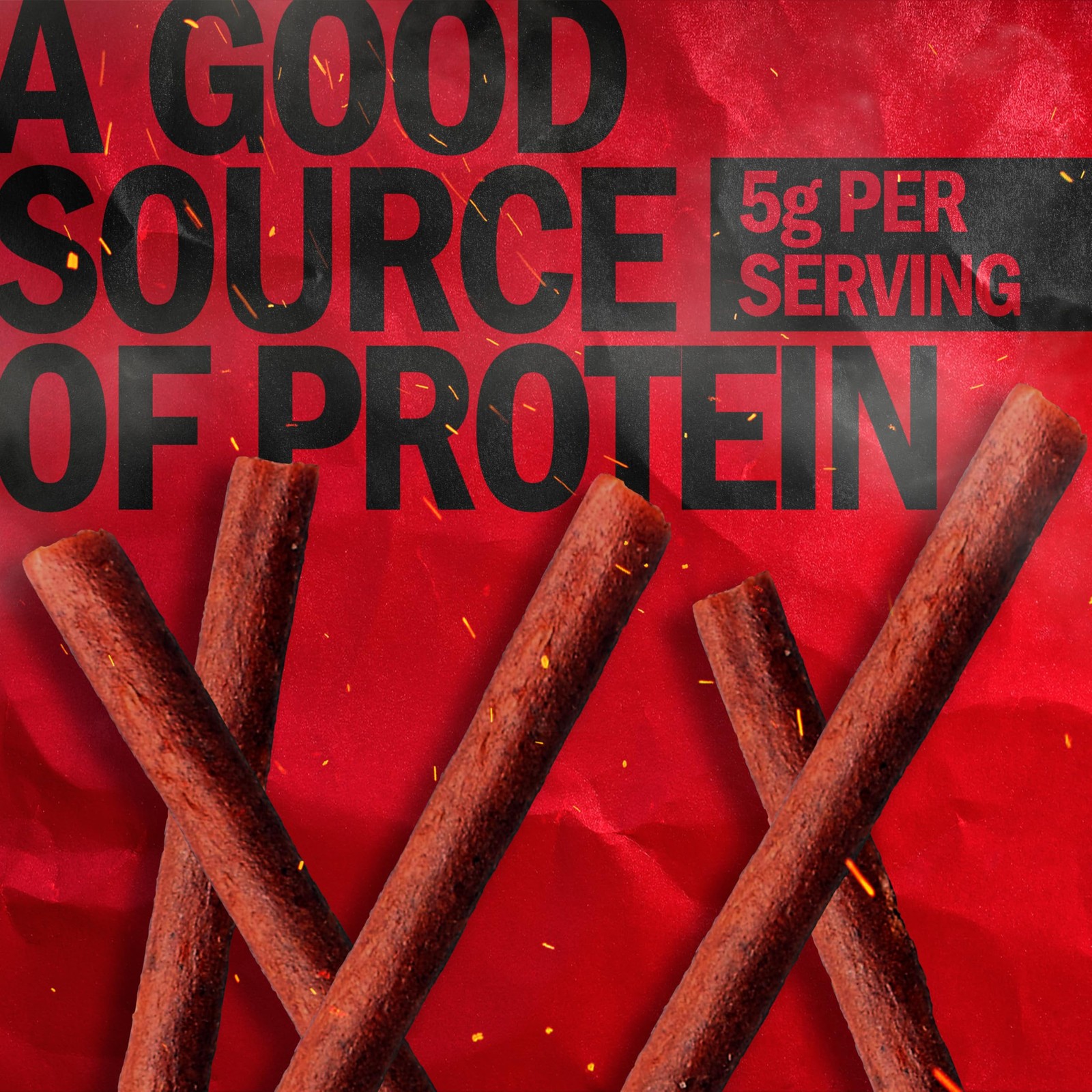 Beef Sticks, Teriyaki – Protein Snack, Meat Stick With 5g Of Protein, Made With