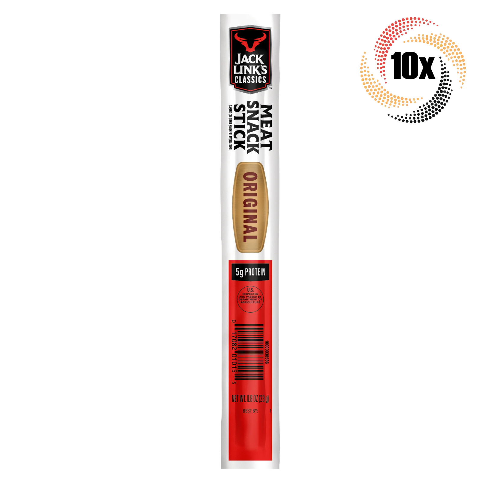 10x Sticks Jack Link’s Classics Original Flavored Meat Snack Stick | 5G Protein