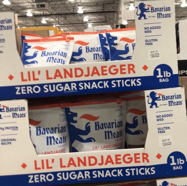 Bavarian Meats Lil’ Landjaeger, Beef & Pork Sticks, 30-pack, 15 oz
