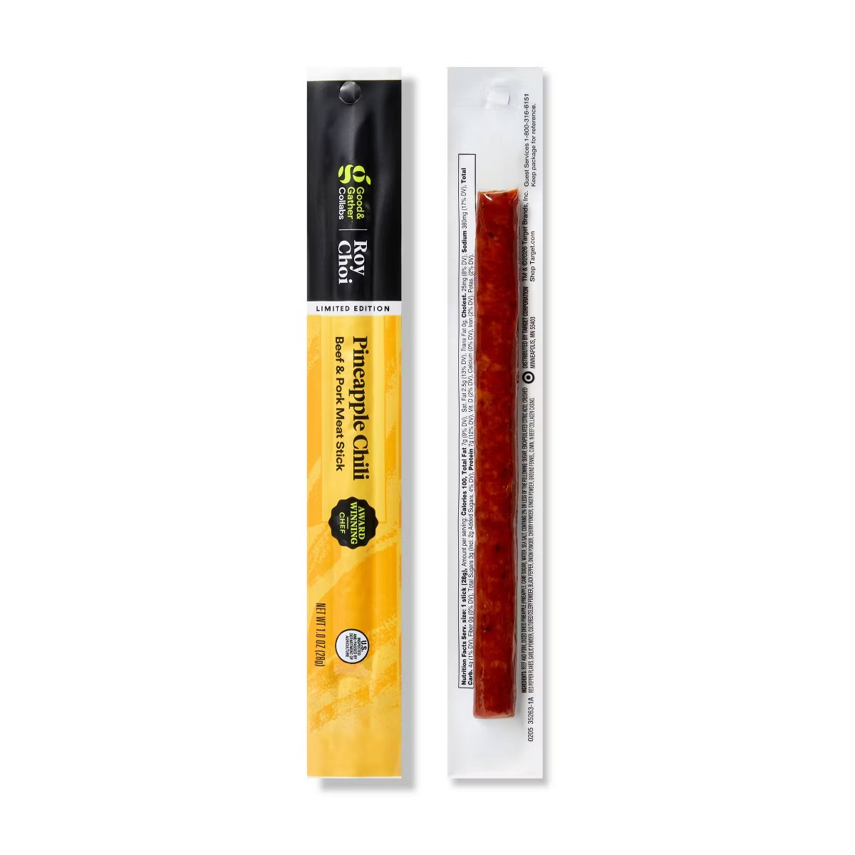Pineapple Chili Beef & Pork Meat Stick – 1oz – Good & Gather™ Collabs | Roy Choi